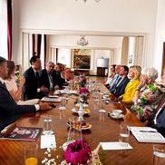 Răzvan Burleanu, la un eveniment al Ambasadei României la Viena // Sursă foto: Facebook