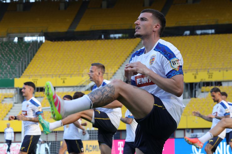 Antrenamentul oficial al echipei naţionale la Viena FOTO: Ionuţ Iordache (GSP)
