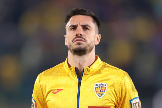 Andrei Burcă, în România - Slovacia // foto: Imago Images