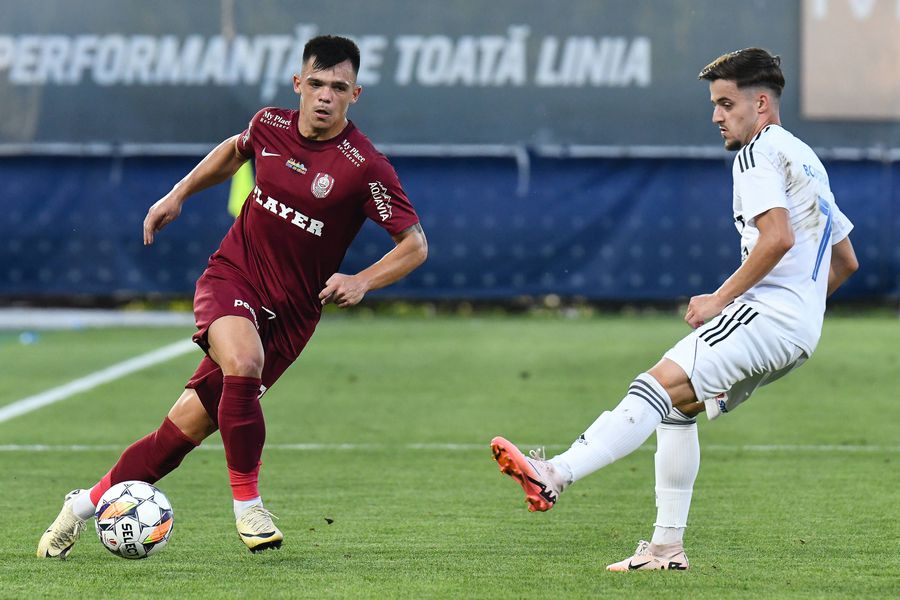 Flavius Iacob, evoluând în tricoul lui CFR Cluj. Foto: Imago Corvinul îl lasă pe Flavius Iacob la o echipă din Superligă: „Nu rămâne la CFR”
