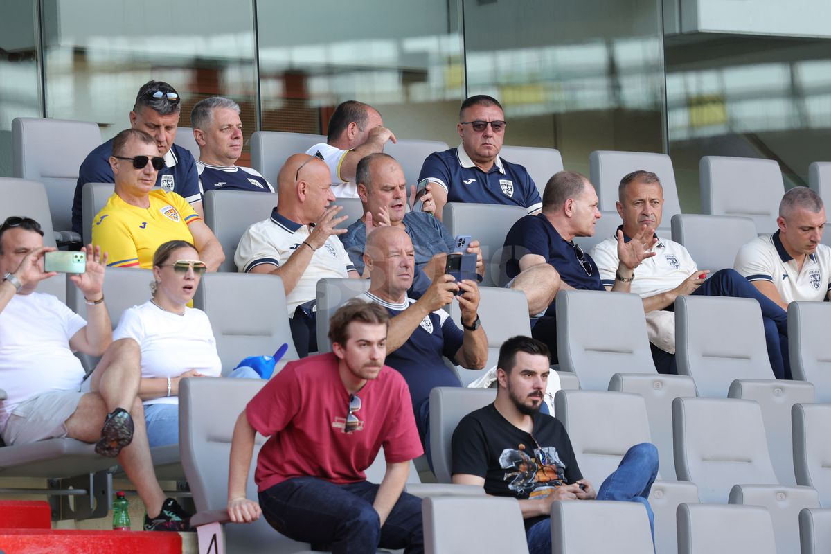 Fanii români prezenţi la antrenamentul oficial al României