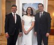 Răzvan Burleanu, Andrea Andras, însărcinatul cu afaceri a.i. al Ambasadei României în Republica Austria, și Eduard Novak / Sursă foto: Facebook