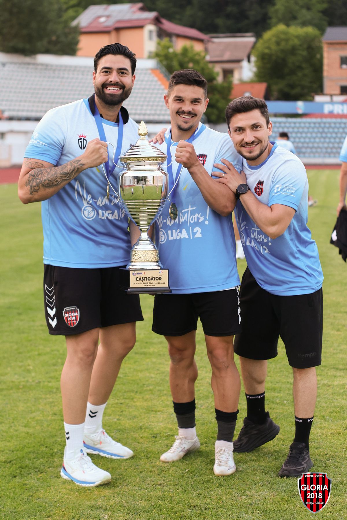 După 11 ani, numele Gloria Bistrița e din nou în Liga 2! Unul dintre artizanii promovării explică ce urmează: „Momentan nu putem urca în Superligă”