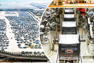 Se ridică mega-fabrica misterioasă a Chinei! O fortăreață mai mare decât orașul San Francisco: 1 milion de mașini, un stadion și un coșmar pentru Tesla