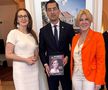 Răzvan Burleanu, Andrea Andras, însărcinatul cu afaceri a.i. al Ambasadei României în Republica Austria / Sursă foto: Facebook