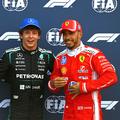 De la stânga la dreapta: Verstappen, Antonelli și Hamilton // foto: Guliver/gettyimages