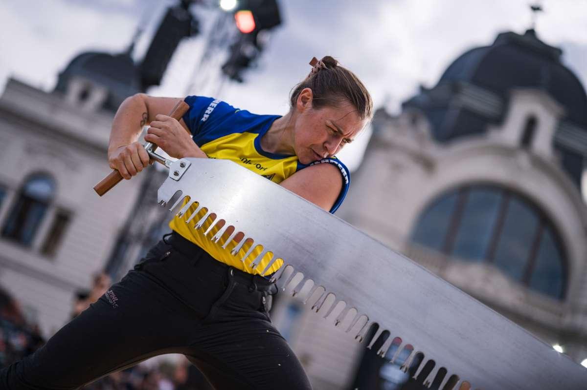 Cupa mondială feminină la tăiat lemne - Budapesta