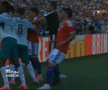 Rafael Leao, eliminat după o altercație cu un adversar // Capturi foto: X