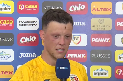 Adrian Rus, după România - Țara Galilor 2-1 // Captură foto: Prima TV
