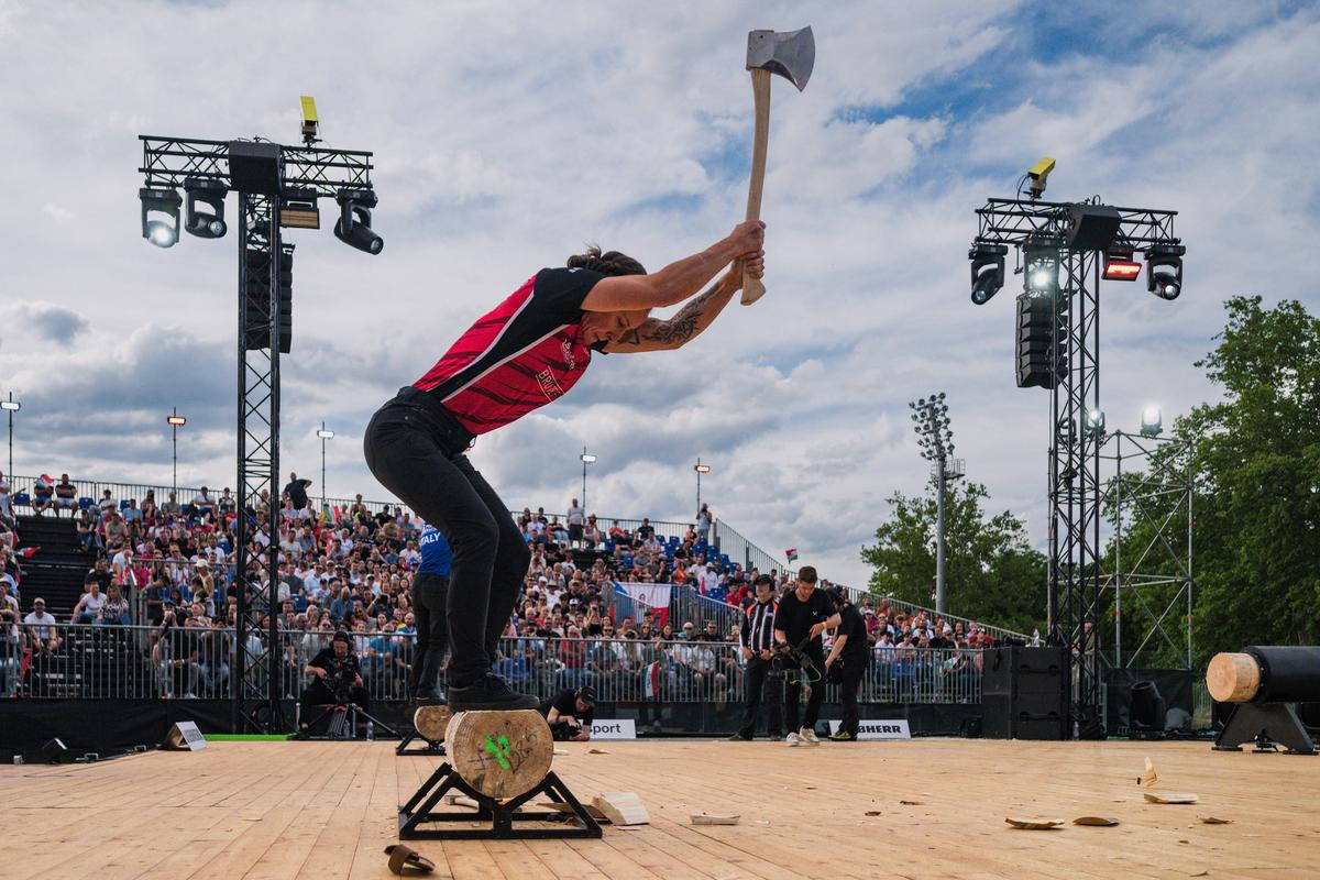 Cupa mondială feminină la tăiat lemne - Budapesta
