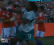Rafael Leao, eliminat după o altercație cu un adversar // Capturi foto: X