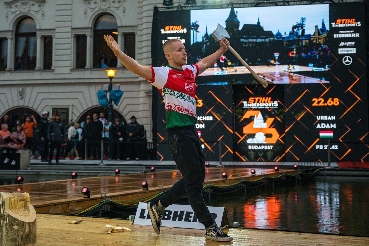 Prima zi a Trofeului Mondial Stihl Timbersports de la Budapesta