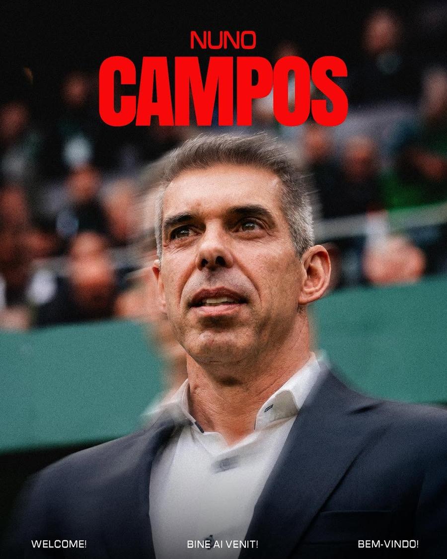 FOTO: Facebook @Dinamo Dinamo are de azi un nou antrenor! » A venit anunțul oficial: „Bem-vindo”