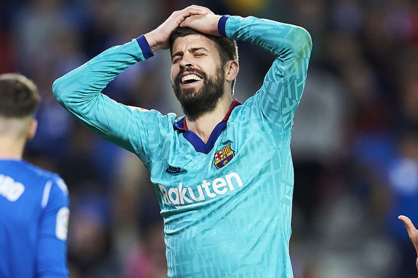 Pique a contestat VAR-ul // FOTO: Guliver/GettyImages