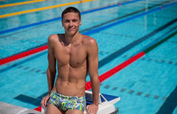 Înotătorul David Popovici, unul dintre cei mai tineri membri ai delegației României la Jocurile Olimpice: „Punctul meu forte e psihicul”