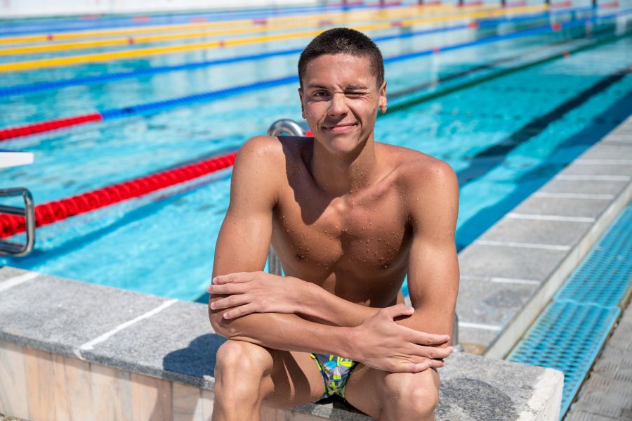 Înotătorul David Popovici, unul dintre cei mai tineri membri ai delegației României la Jocurile Olimpice: „Punctul meu forte e psihicul”