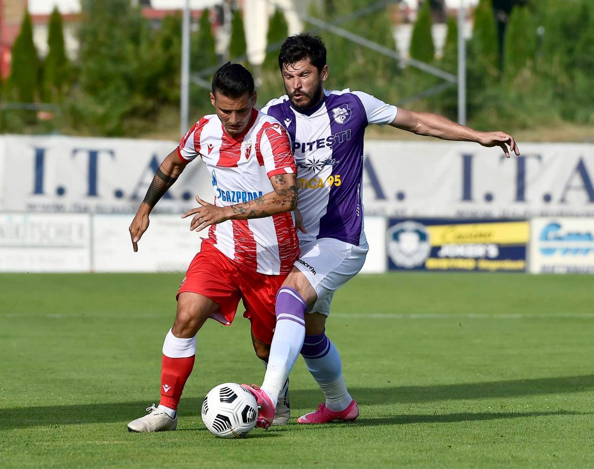 FC Argeș - Steaua Roșie Belgrad 0-3 - Amical de gală pentru „urmașii din legenda lui Dobrin”