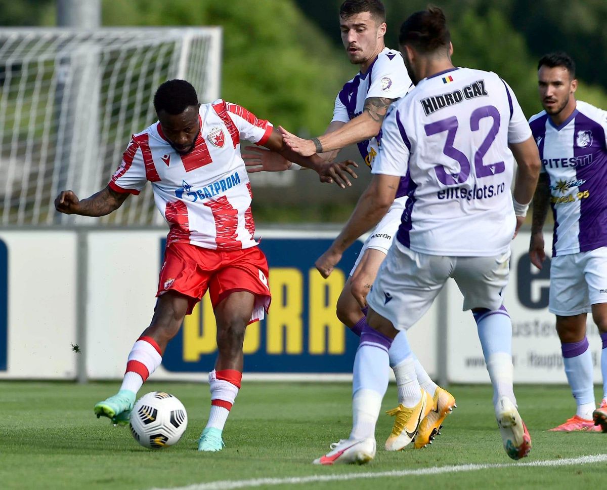 FC Argeș - Steaua Roșie Belgrad 0-3 - Amical de gală pentru „urmașii din legenda lui Dobrin”