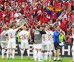 Sfidând pronosticurile, adversarii și chiar și moartea, naționala Danemarcei s-a calificat în semifinalele EURO 2020. FOTO: Guliver/Getty Images