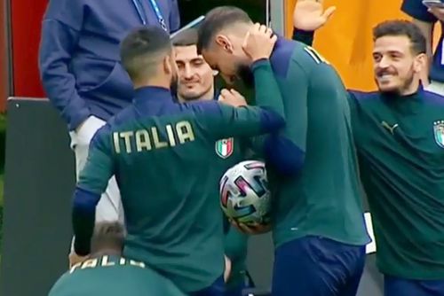 Italia se pregătește de semifinala cu Spania // foto: Instagram @ euro2020