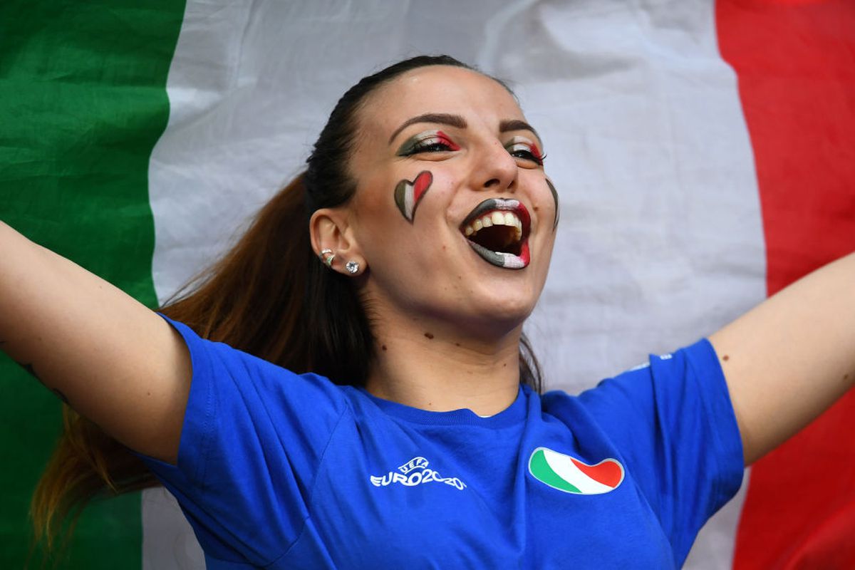 Italia - Spania, fani pe Wembley, semifinala Euro 2020 / FOTO: GettyImages