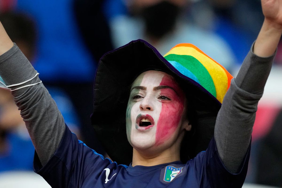 Italia - Spania, fani pe Wembley, semifinala Euro 2020 / FOTO: GettyImages