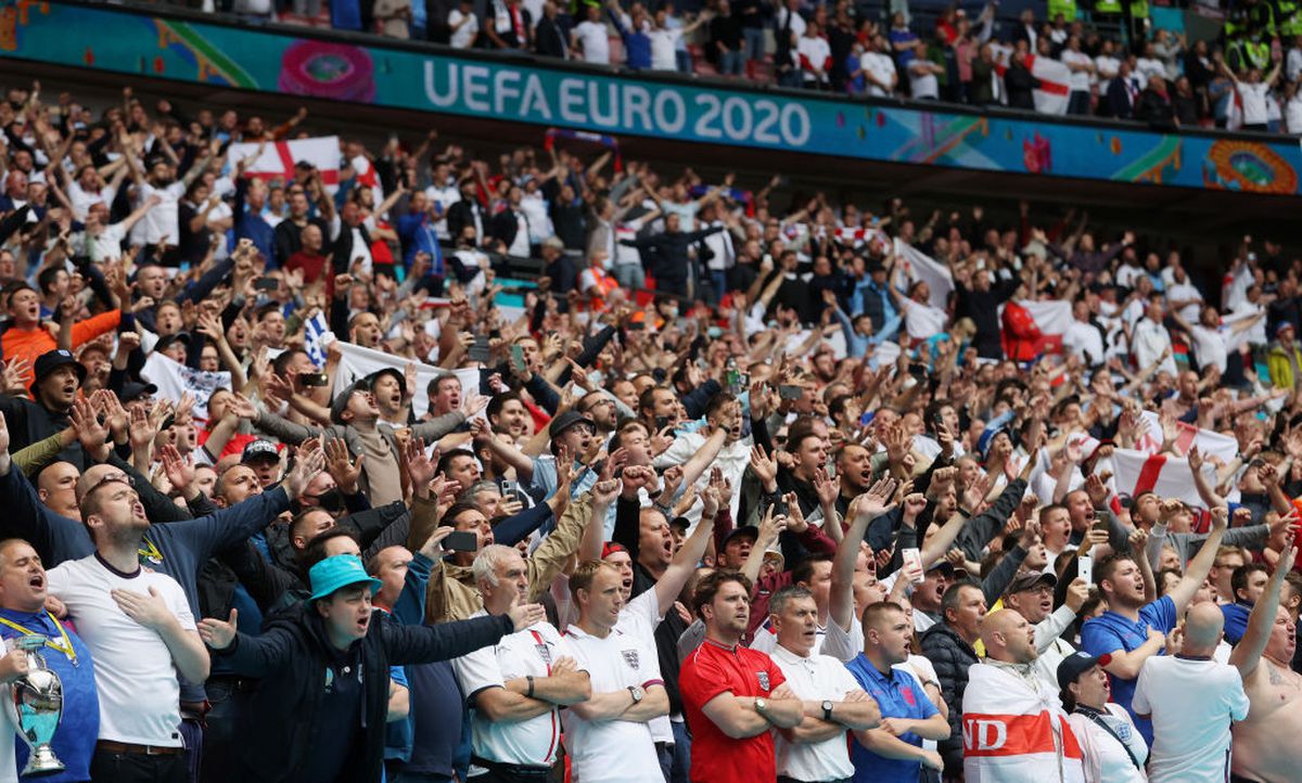 Italia - Spania, fani pe Wembley, semifinala Euro 2020 / FOTO: GettyImages