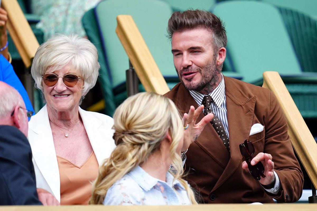 David Beckham, spectator de lux la meciul Simonei Halep » Imagini spectaculoase