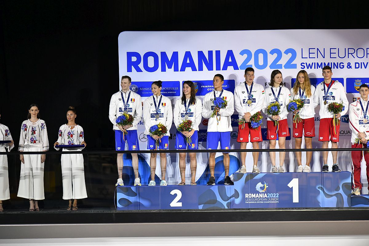România, ARGINT la ștafeta combinată de 4x100m liber