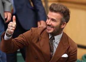 David Beckham, spectator de lux la meciul Simonei Halep » Imagini spectaculoase