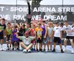 Speak a jucat baschet cu copiii la Sport Arena Streetball, în turneul-record cu 700 de participanți