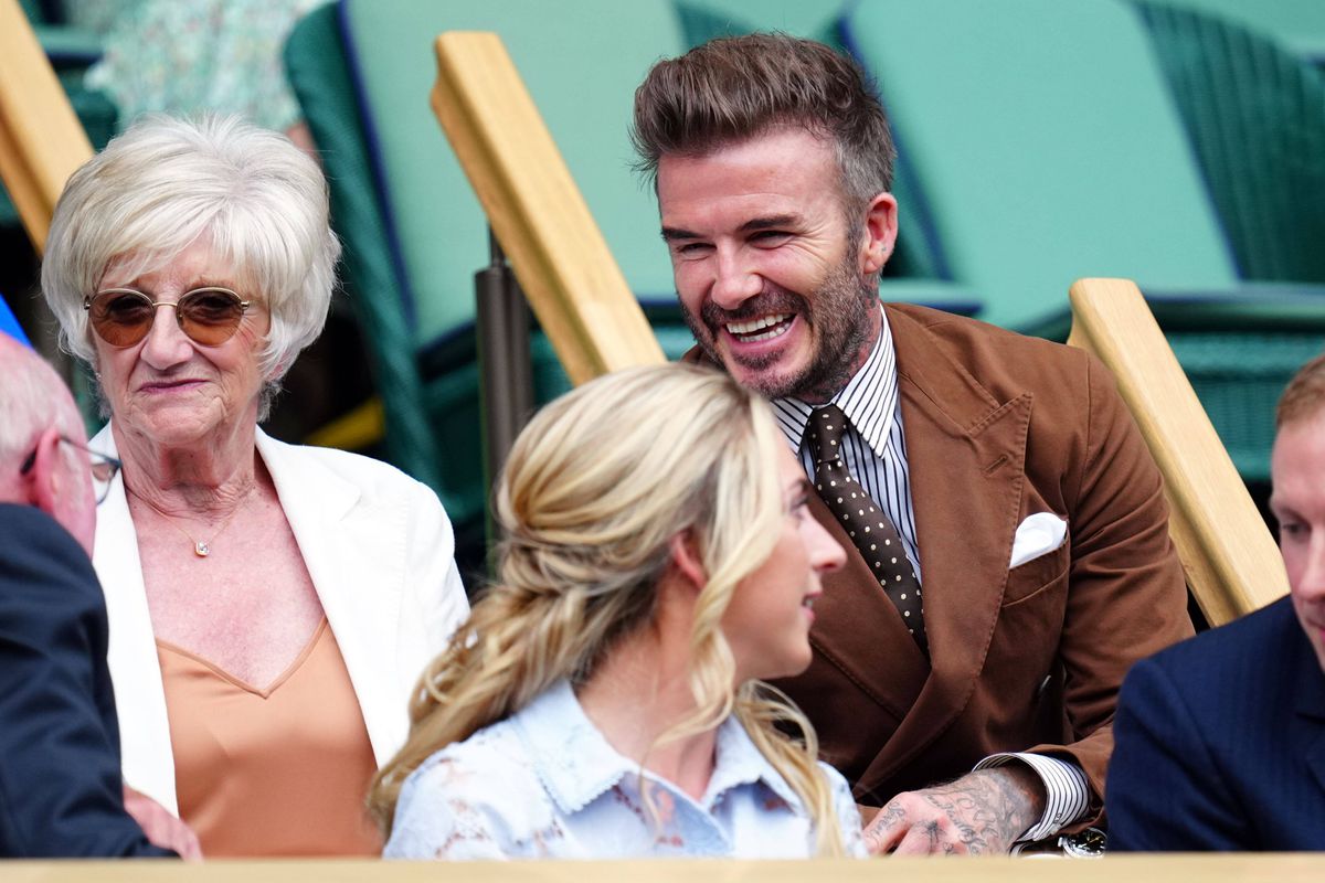 David Beckham, spectator de lux la meciul Simonei Halep » Imagini spectaculoase