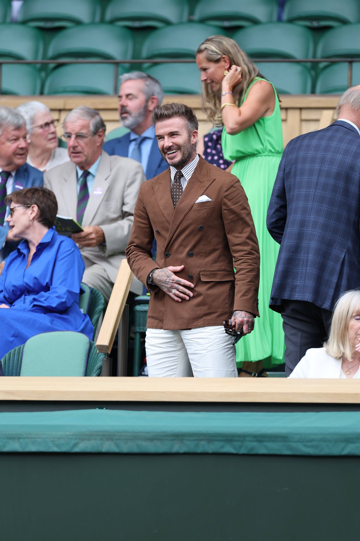 David Beckham, spectator de lux la meciul Simonei Halep » Imagini spectaculoase