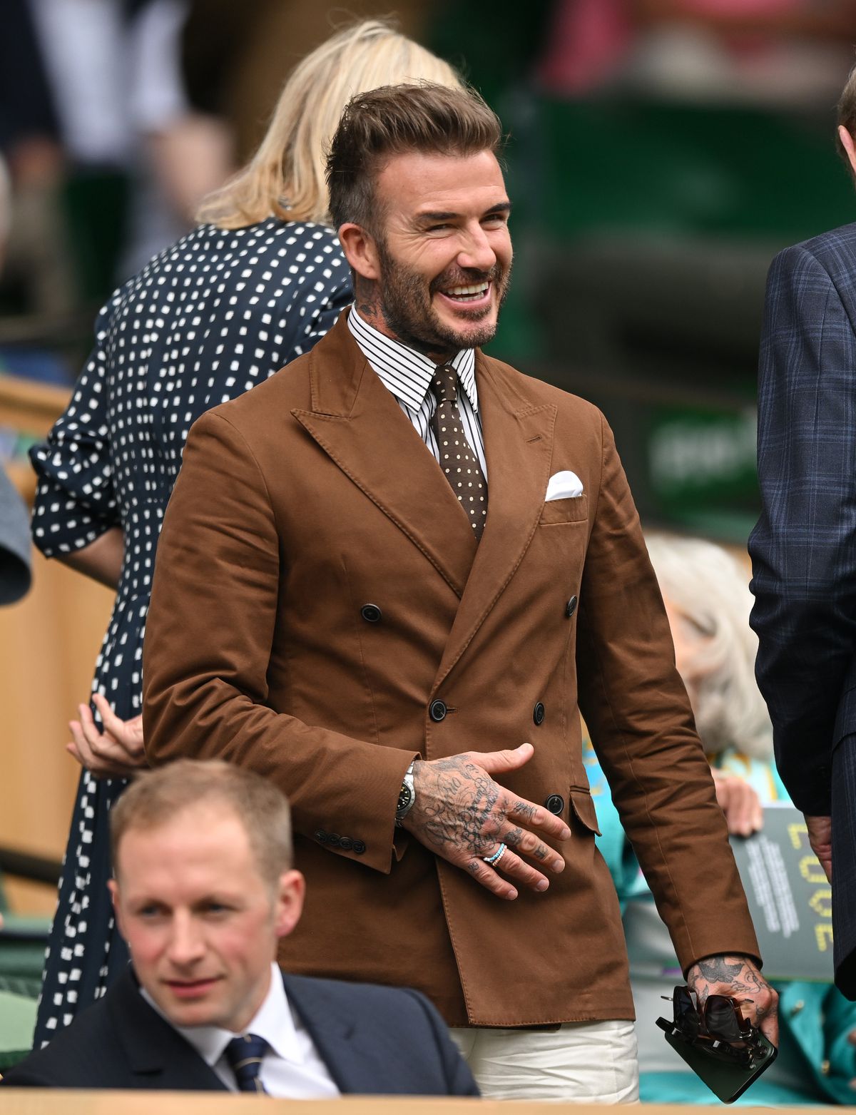 David Beckham, spectator de lux la meciul Simonei Halep » Imagini spectaculoase