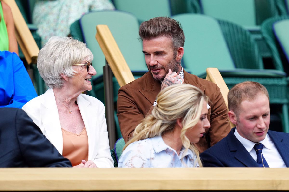 David Beckham, spectator de lux la meciul Simonei Halep » Imagini spectaculoase