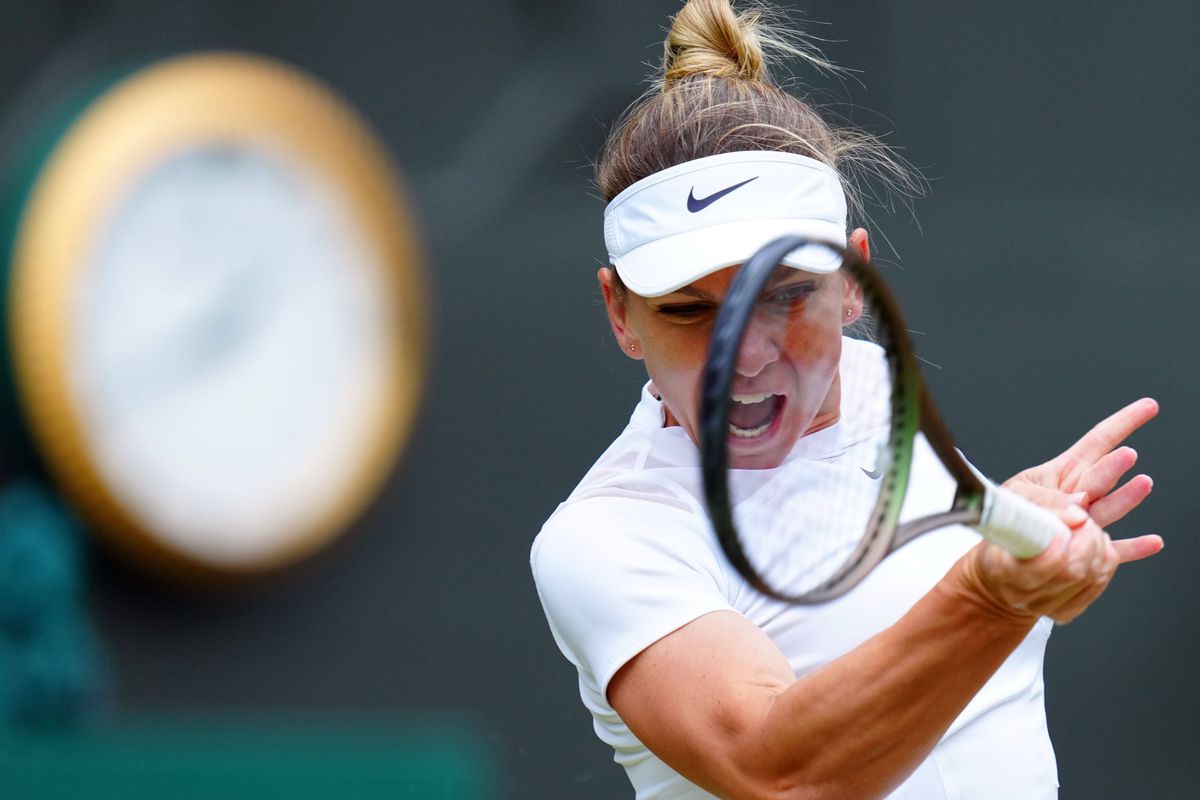 Simona Halep - Amanda Anisimova, semifinala Wimbledon 2022
