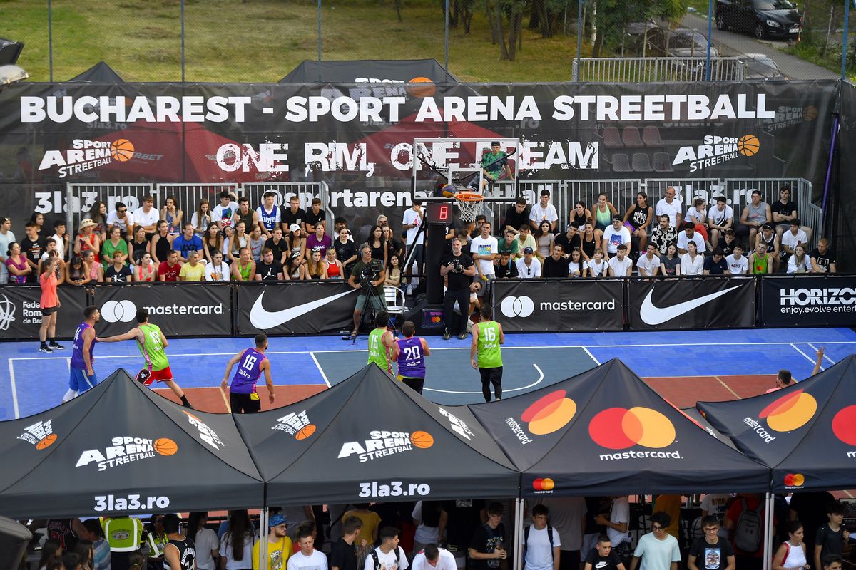 Speak a jucat baschet cu copiii la Sport Arena Streetball, în turneul-record cu 700 de participanți