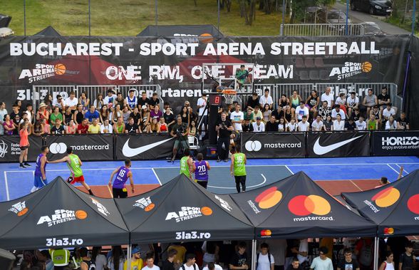 Speak a jucat baschet cu copiii la Sport Arena Streetball, în turneul-record cu 700 de participanți