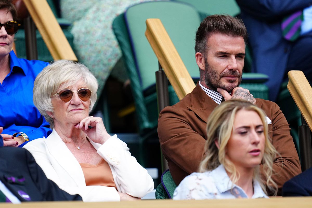 David Beckham, în tribune la meciul Simona Halep - Amanda Anisimova, semifinala Wimbledon 2022