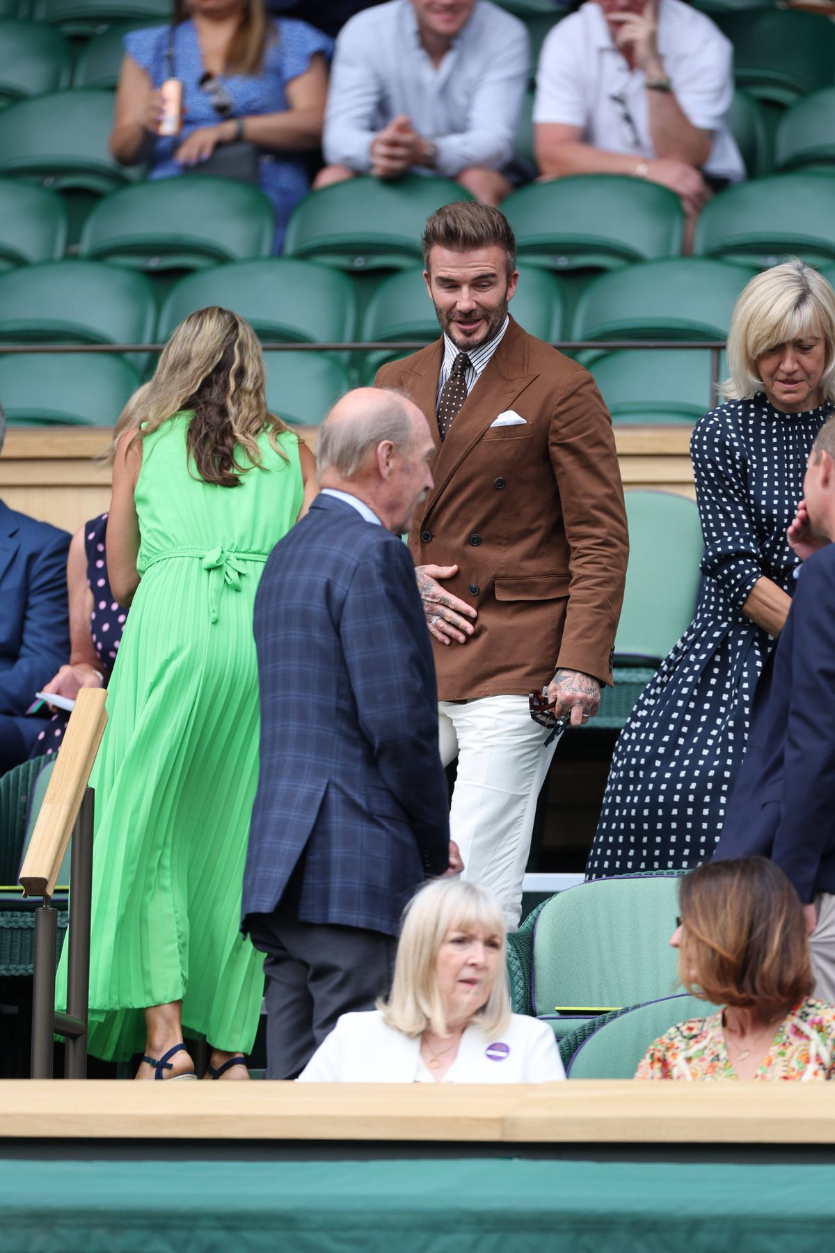 David Beckham, spectator de lux la meciul Simonei Halep » Imagini spectaculoase