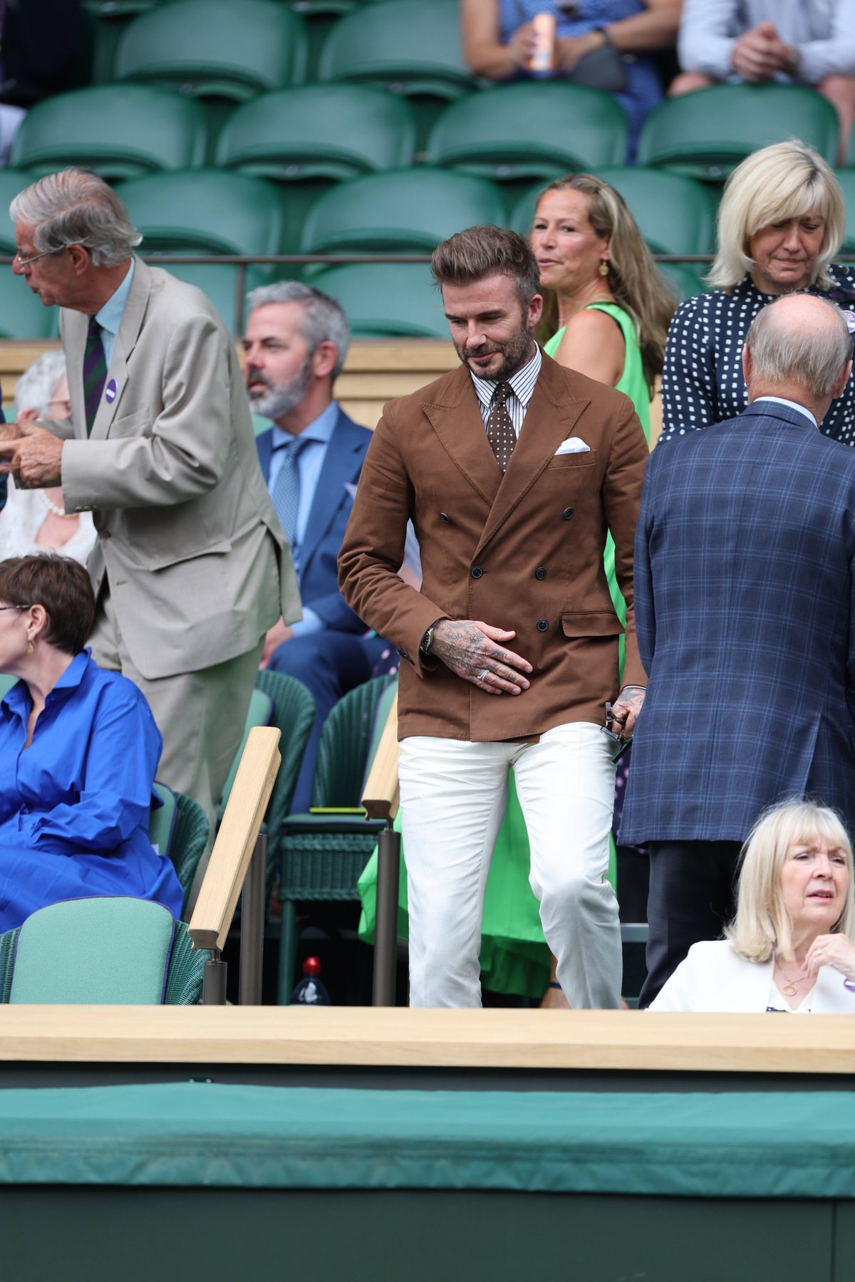David Beckham, spectator de lux la meciul Simonei Halep » Imagini spectaculoase