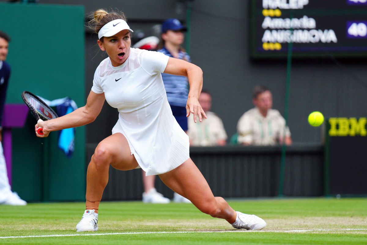 Simona Halep - Amanda Anisimova, semifinala Wimbledon 2022