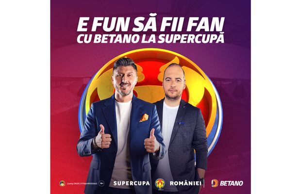 Betano devine partener Supercupa României ediția 2023