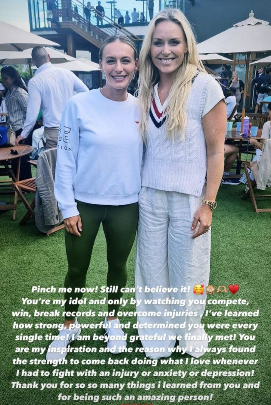 Ana Bogdan și-a întâlnit idolul la Wimbledon: „Ciupește-mă, nu-mi vine să cred! Tu ești inspirația mea!”