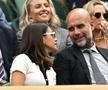 Pep Guardiola și fiica sa, Maria, în Loja Regală la Wimbledon 2024 Foto: Guliver/GettyImages