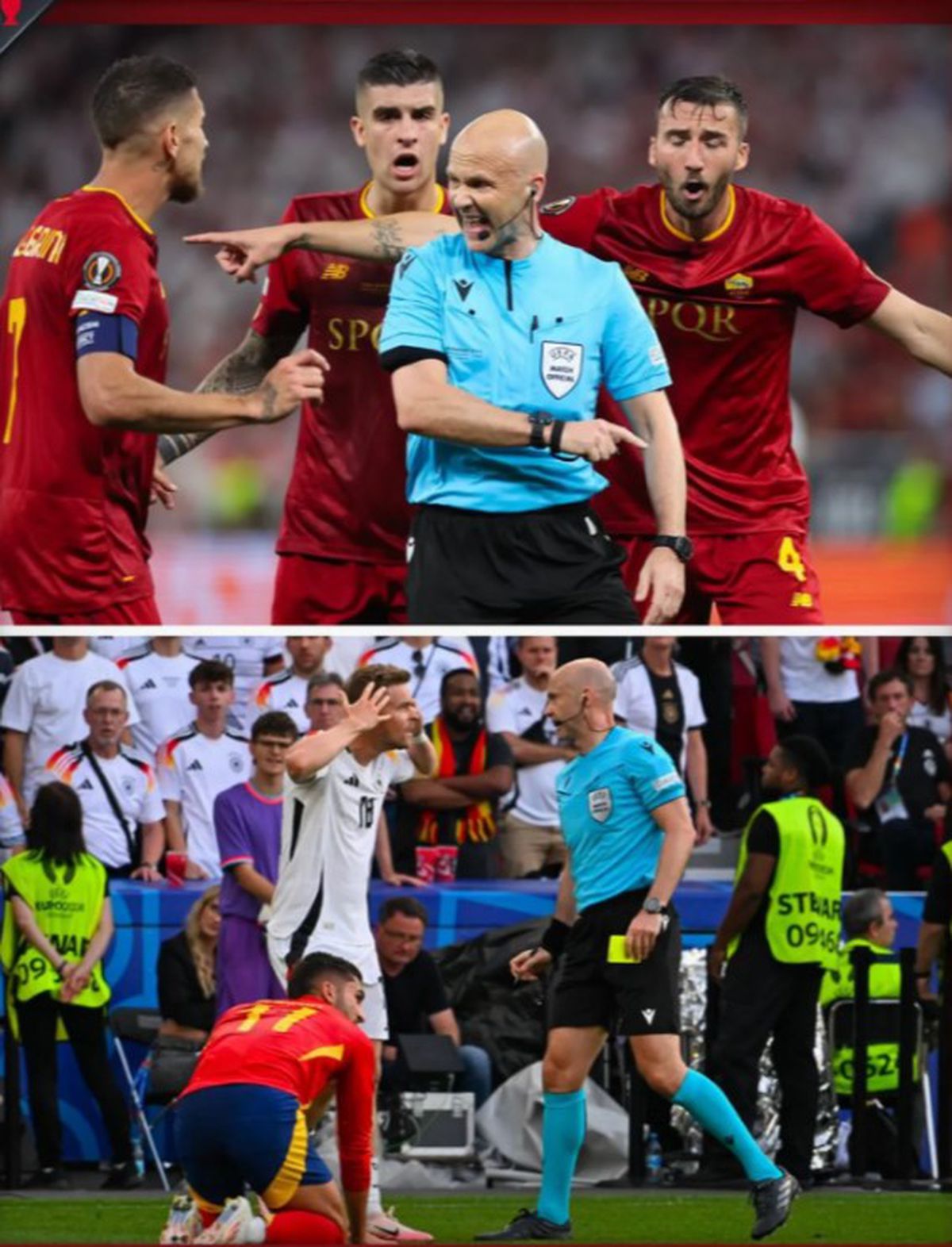 Italienii îi consolează pe nemți pentru deciziile luate de arbitrul Taylor » Cele mai tari glume după eliminarea Germaniei