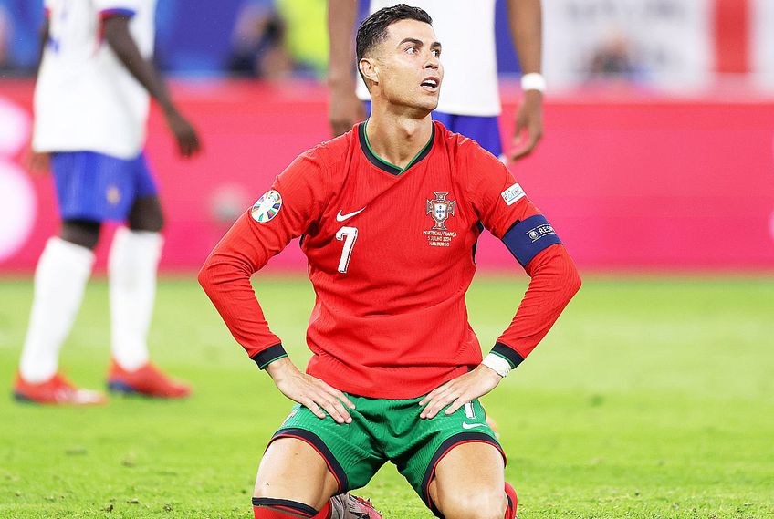 Cristiano Ronaldo, în timpul sfertului Portugalia - Franța // foto: Guliver/gettyimages