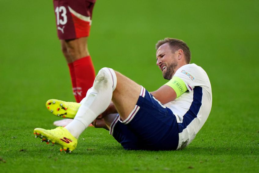 Harry Kane a avut și la Euro 2024 momente în care s-a luptat cu accidentările / Foto: GettyImages Images