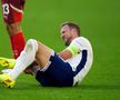 Harry Kane a avut și la Euro 2024 momente în care s-a luptat cu accidentările / Foto: GettyImages Images