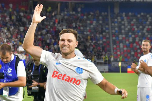 Dennis Politic în Supecupa României, FCSB - CFR Cluj. Foto: Cristi Preda (GSP.RO)